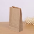 thumbnail image 6 of YoeXGDS Paper Lunch Bags 150 Count Khaki Paper Bags for Lunch and Used for Craft Bags, Reusable Snacks, Popcorns Party Khaki Paper Bags 7inch, 6 of 8