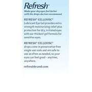 Refresh Celluvisc Lubricant Eye Gel Drops, Single-Use Containers, 30 Count (Pack of 1)