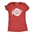 thumbnail image 1 of T-shirt pour Femmes « Baseball Mama » Mignon Little League Mom (Rouge Chiné - « Baseball Mama ») - TG, 1 of 4