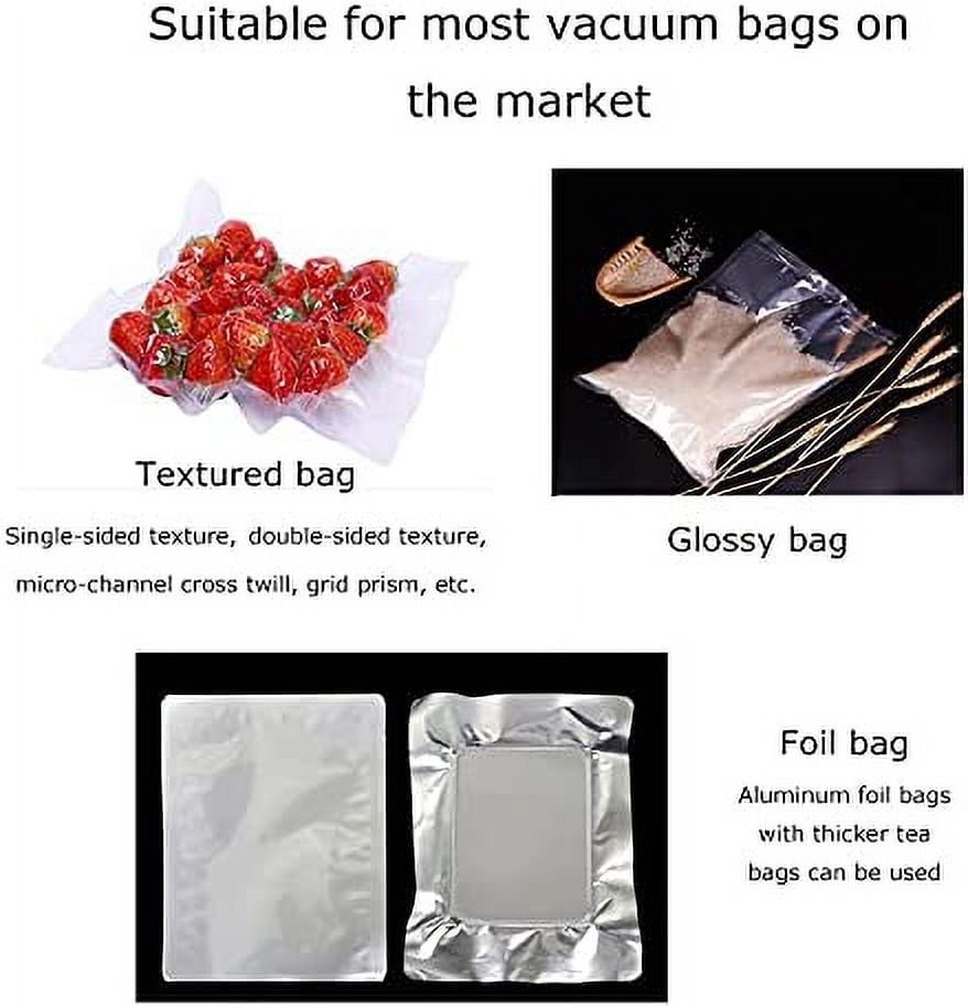 EQCOTWEA Single Chamber Vacuum Packaging Machine Vacuum Sealer Sealing Length 15.7"