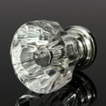 thumbnail image 6 of 12Pcs 25mm Crystal Glass Dresser Drawer Knobs Diamond Plated Shape Door Handle Pull Knobs Cabinet Furniture Handles Knobs, 6 of 10