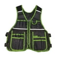 thumbnail image 5 of Kuntesetty Electrician Tool Vest Portable Work Vest for Home DIY Carpenter Camping Gear green, 5 of 9