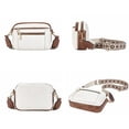thumbnail image 1 of Bolso Cuadrado Pequeño Cruzado Con Correas Jacquard PU Multifuncional A Juego Colores Europeos Y Americanos (Estilo 1) Beige Con Marrón, 1 of 9