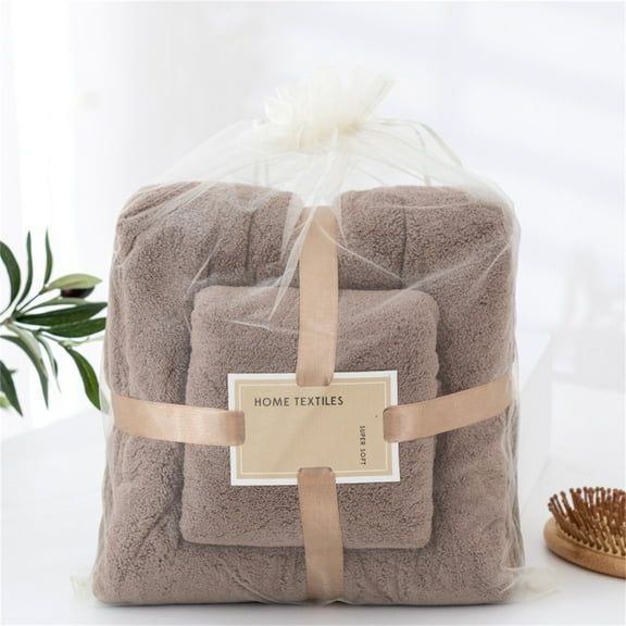 50% 0ff Clearance! Bath Towels Cotton 2 In 1 Bath Towel And Face Towel Soft-Bath Towels Set
