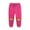 Hot Pink, variant on qolati Baby Boys Girls Sweatpants Cotton Toddler Joggers Pants Cute Embroider Printed Elastic Waist Drawstring Athletic Pants with Pockets Hot Pink 5 Years
