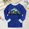 thumbnail image 6 of Paguaki Boys Pajama Kids Long Sleeve Cartoon Turck Pajamas Set Soft Clothes Sleepwear, 6 of 7