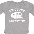 thumbnail image 4 of Inktastic Enjoy The Adventure RV Boys or Girls Long Sleeve Baby Bodysuit, 4 of 5