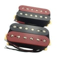 thumbnail image 3 of 2 Pcs Ramassage Humbucker Bricolage Matériau Alliage Durable Professionnel Résistant à l'Usure A Rouge Noir, 3 of 8