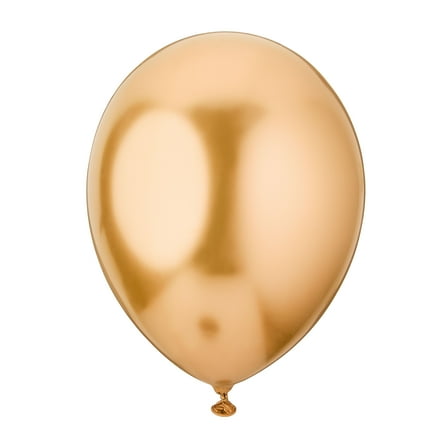 12" Gold Glossy Metallic Balloons, 5 Count, by Way To Celebrate