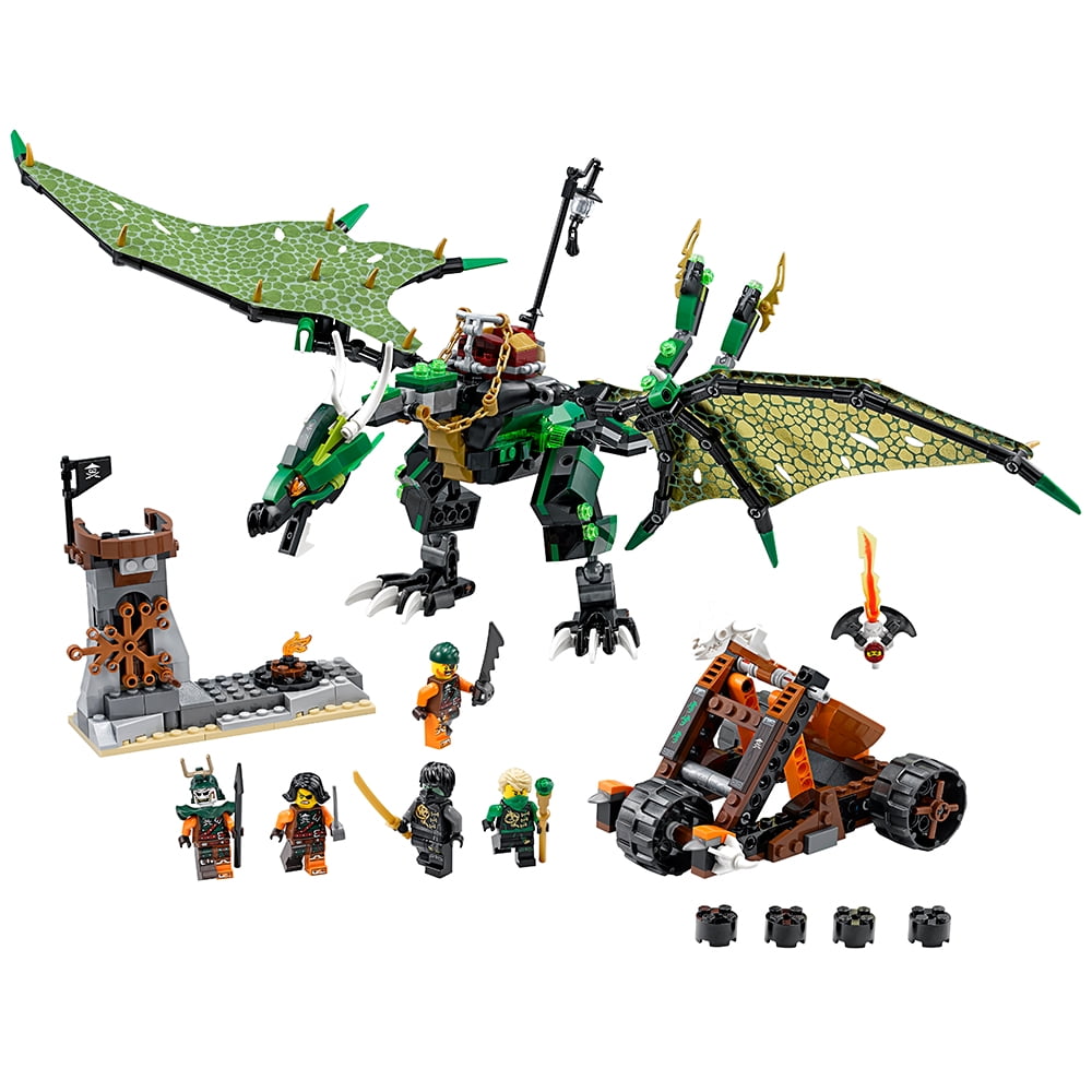 LEGO Ninjago The Green NRG Dragon 70593 - Walmart.com ...