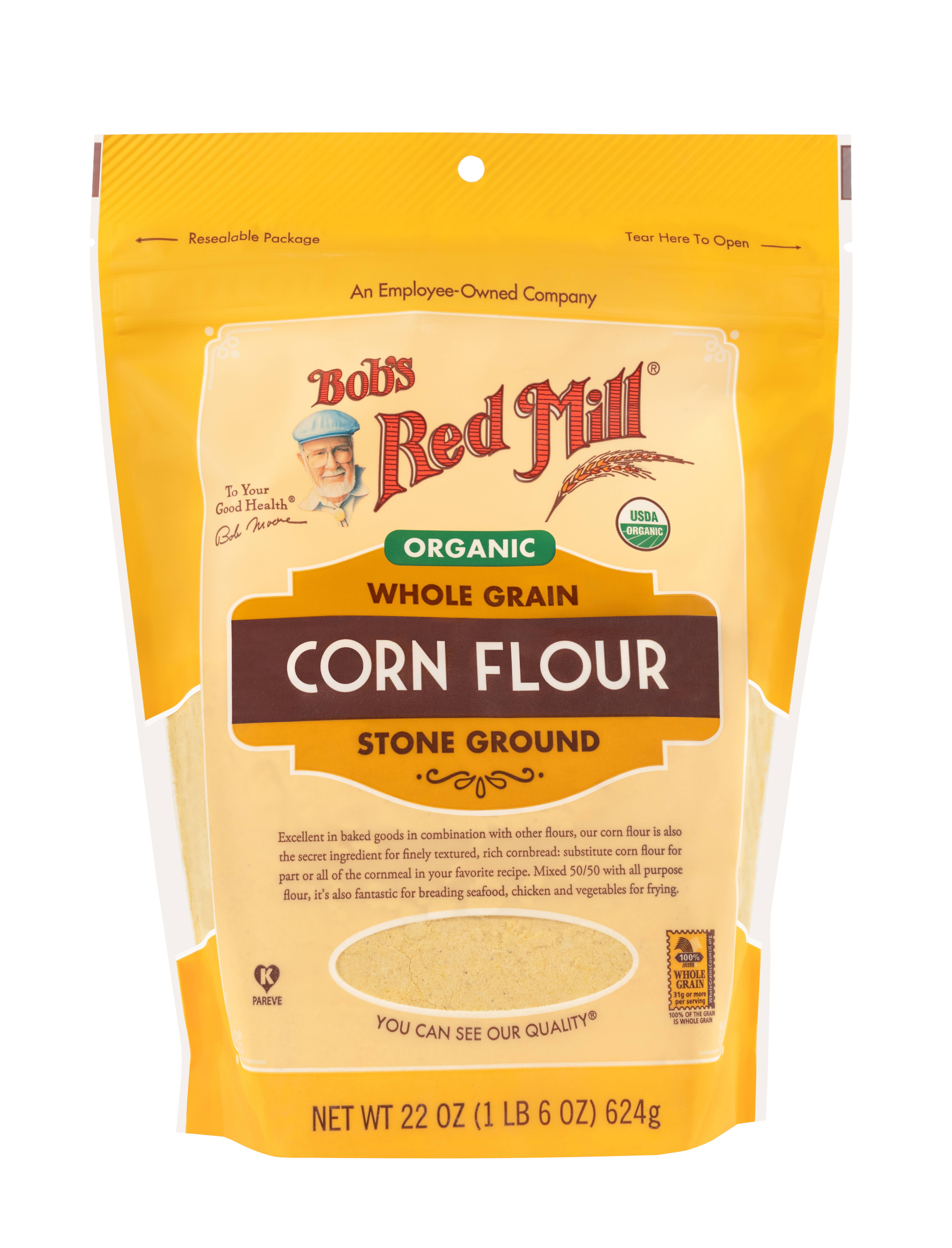 Bob's Red Mill Organic Corn Flour, 22 oz