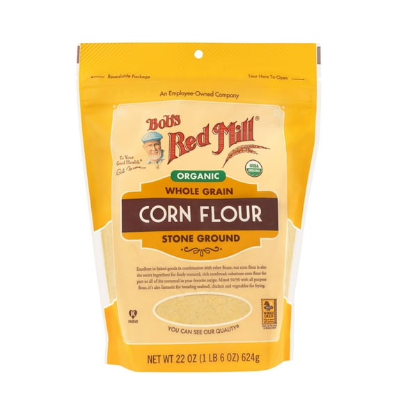 Bob's Red Mill, Organic Corn Flour, 22 oz