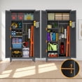 thumbnail image 6 of Jopath 73" Tall Metal Garage Storage Cabinet,Tool Storage Cabinet for Garage,Warehouse,Garden,Office, Living Room,Bathroom,Slate Grey02, 6 of 8