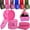 Pink, variant on BeSAVAGE 180" Elastic Hand Wraps with Knuckle Guards for Muay Thai, MMA, Kickboxing, Martial Arts Training