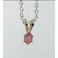thumbnail image 3 of Natural Pink Bi-colored Tourmaline Sterling Silver Necklace NT162, 3 of 9