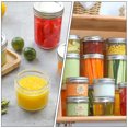 thumbnail image 3 of FUTUREORYY 8pcs Round Container With Lid Clear Jam Jar For Home Storage Solutions, 3 of 8