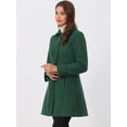 thumbnail image 3 of Abrigo Largo de invierno Allegra K para Mujer Verde XS, 3 of 6