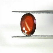 3.70Cts Good Quality Natural Red Garnet Axinite 8x11mm Oval Cut Gemstone