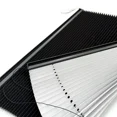 thumbnail image 3 of Naza Home Blackout Pleated Black Blinds Drapes High Shading Accordion Style Window Treatments in Caravan, 3 of 5