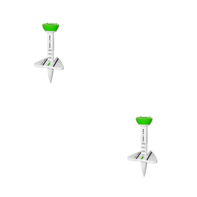 Naiovety Soporte para pelota de Golf en T, altura ajustable, regalo para golfista, suministros para práctica al aire libre, Mini perno de golf, Verde 2Conjunto