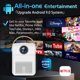 thumbnail image 4 of Proyector Exterior con Sistema Android, Mini Proyector con WiFi 5G y Bluetooth, Compatible con teléfono, USB, Aplicación Integrada Netflix, Youtube, Proyector Max 300” Full HD 1080P Soporte de Zoom 4D, 4 of 5