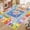 Colorful, variant on Tuzlier Kids Educational Area Rugs for Ocean Animal ABC Alphabet, Soft Non-Slip Washable Carpet for Bedside Classroom Nursery Kids Room Decor, Beige, 5' x 7'