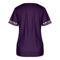 thumbnail image 4 of FASHIONWT Women V-Neck Loose Ethnic Print Short-Sleeved T-Shirt, 4 of 4