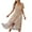 Khaki, variant on Summer Plus Size Dresses for Womens 2025 Fashion Spring V-Neck Printing Short Sleeve Casual Loose Dress
