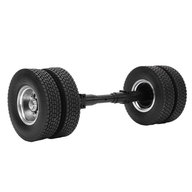 Neumático Trasero Para Remolque RC, Neumático De Eje Trasero Para Remolque RC, 85 Mm, A Prueba De Desgaste, Resistente A Impactos, Cubo De Rueda De 10 Orificios Para Bricolaje