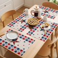thumbnail image 5 of Independence Day Placemats Set of 1, USA Flag Star Blue and Red Plaid Non-Slip Place Mats Washable Table Mats for Kitchen Dining Table Decorations Indoor/Outdoor, 5 of 9