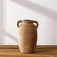 thumbnail image 6 of NWOKYZGH Ceramic Jar Vase with Dual Handles, Handmade Waterproof Rustic Farmhouse Pitcher Vase for Table Centerpiece, Flower Arrangement Home Decor, 6 of 6