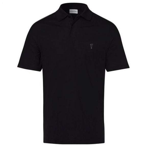 Golfino The Marbella Polo, (Light Extra Dry) - Men's Performance Golf Polo made from moisture regulating material (black XL)