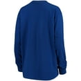 thumbnail image 3 of Women's Pressbox Royal Kansas Jayhawks Edith Long Sleeve Oversized Top, 3 of 3