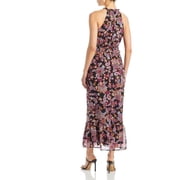Aqua Womens Paisley Long Maxi Dress