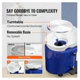 thumbnail image 5 of Pottery Wheel for Adults, 350W 11in Clay Wheel Machine, Adjustable Speed, Pedal Control, Detachable Basin & Tool Kit, DIY Ceramics, Blue, 5 of 7