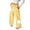 Yellow, variant on Girls Sweatpants Elastic Waist Drawstring Baggy Pants Girls Star Print Pants with Pockets Pants Girls Size 4-14 Years