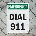 thumbnail image 5 of (2 Pack) Dial 911 OSHA Emergency Sign 12 Inch X 18 Inch Indoor / Outdoor Rust-Free Aluminum Metal Signs for Workplace, Workshop, and Construction Site, Made in the USA, 5 of 8
