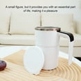 thumbnail image 3 of Naiovety Taza magnética aislada para amantes del café, tapa a prueba de fugas y taza de café duradera de tamaño portátil Teteras blanco, 3 of 6