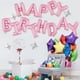 thumbnail image 5 of Globos de cumpleaños TOTAFAM Happy, 40 cm, lámina de aluminio, color rosa, 5 of 7