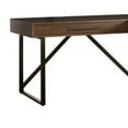 thumbnail image 4 of 48 Inches Wooden Desk Return with Power Outlet and USB Docks, Brown, 4 of 5
