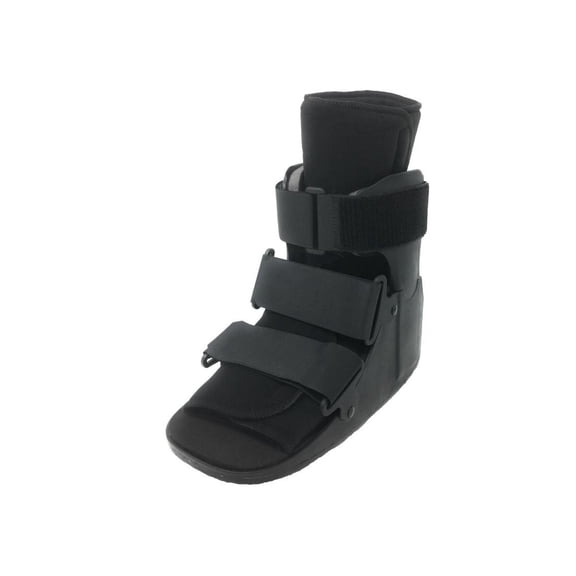 OTC Low Top Walker Boot, 11" Upright, Ortho Walker Fracture Boot, Black, Medium