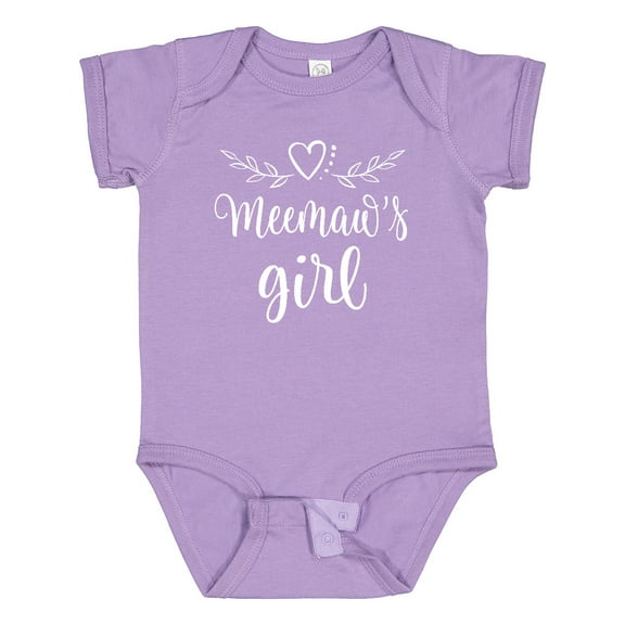 Inktastic Meemaw Girl Granddaughter Girls Baby Bodysuit
