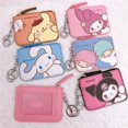 thumbnail image 3 of Monederos Kawaii de Hello Kitty, tarjeteros Sanrio, monederos y bolsos para niños, Mini monedero de estrellas gemelas pequeñas, venta al por mayor, 3 of 4