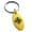 Gold, variant on Stainless Steel Aztec Unity Rune Engraved Small Oval Charm Keychain Keyring