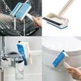 thumbnail image 5 of Buodes Cleaning Supplies Great Value Clearance Summer Savings Clearance Multifunctional 2-In-1 Window Glass Wiper, Wall Tile Cleaner, Double-Sided Mirror Cleaner, Sponge Brush Wiper, 5 of 9