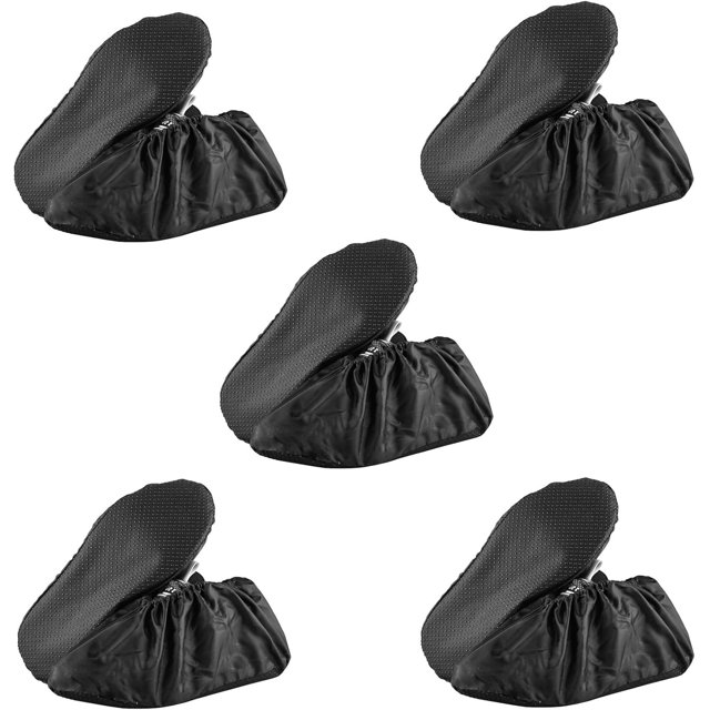 EcoNesxp 5 Paires de Couvre-Chaussures Réutilisables, Antidérapants, Imperméables, Lavables, Épaissis pour Protection des Tapis