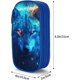 thumbnail image 4 of FS260 Fantasy Wolf Blue Nebula Galaxy Zipper Pencil Case Large Capacity Stationery Bag Suitable for School Office Boys and Girls, 4 of 4