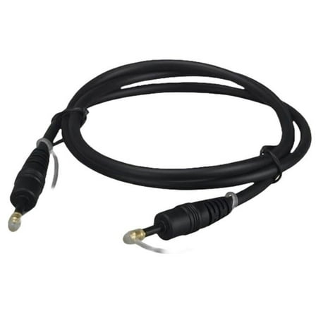 Sanoxy SNX-CBL-TL101-1112 12 ft. Mini-Toslink M&M Fiber Optic Audio Cable, Molded Type