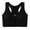 Black, variant on Wyobmus Womens Workout Bras Wireless Racerback Sports Bra V Neck Yoga Bra Padded Crop Top With Zip White