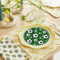 thumbnail image 3 of Fmbmuo 16 Pcs Football-themed Party Lawn Plates Paper Party Decorations, Thickened Cheerful Green Supplies Kit for Holiday Parties, 3 of 4